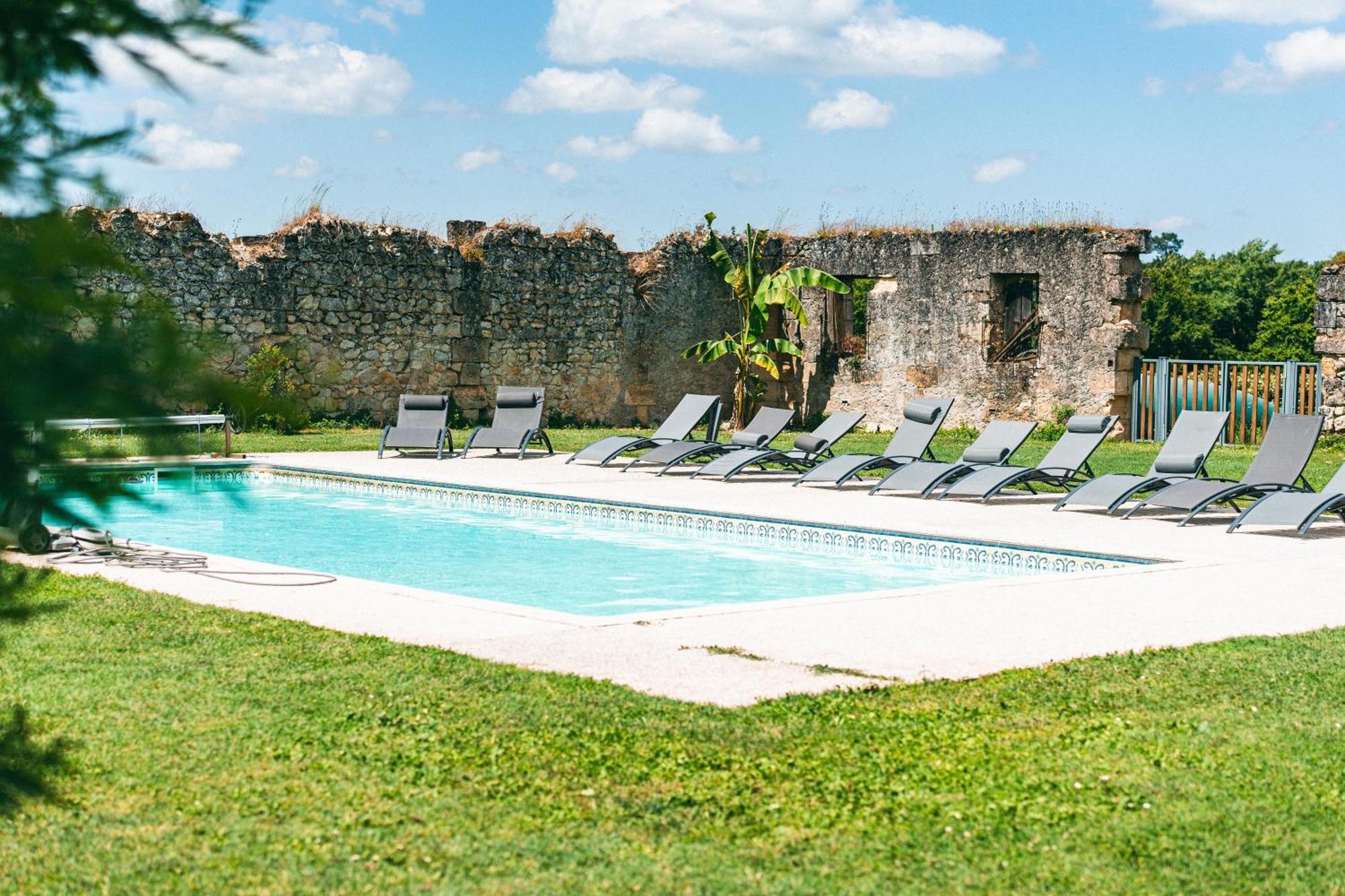 Saint-Caprais-de-Bordeaux Chateau Canteloup Bed & Breakfast 部屋 写真